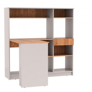 Прайм 89.11 Стол письменный угловой с ящиком Левый (Олмеко)